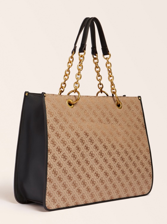 Guess Aileen 4g Logo Shopper черно