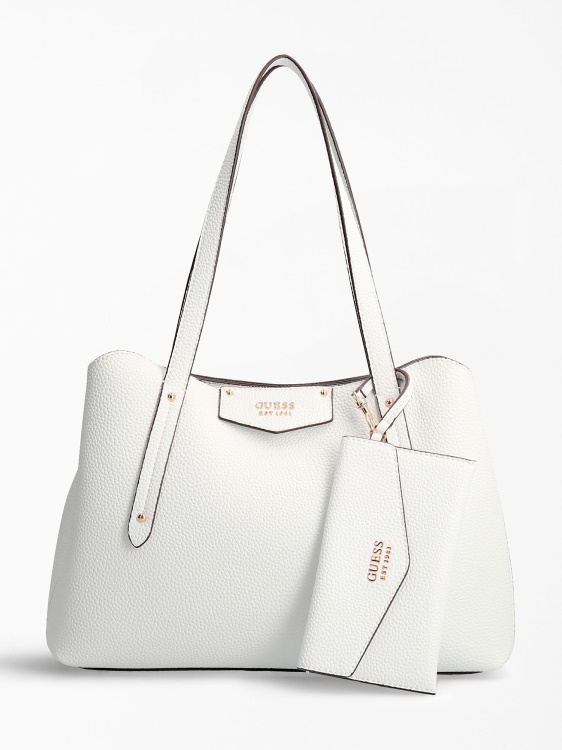 бял еко Brenton Shopper Guess