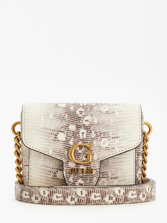 сив Multi Shenny Python-print Mini Crossbody Guess