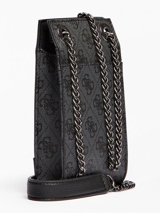 Noelle 4g ​​​​лого мини чанта през рамо Guess сива мулти