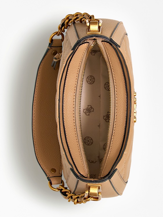 бежова ватирана мини чанта скитник Guess