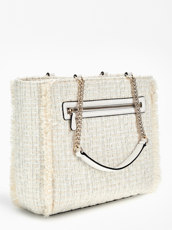 Адам туид Shopper Guess бяло мулти
