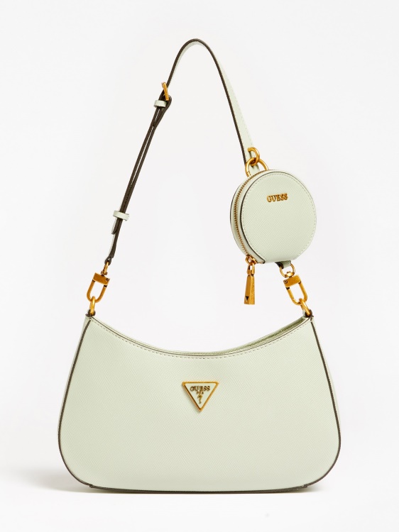 Alexie Saffiano Hobo Guess Green