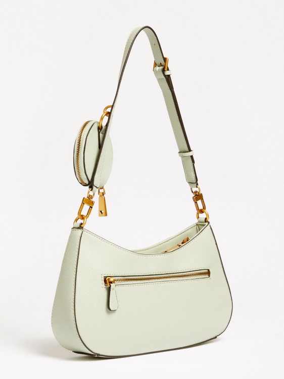 Alexie Saffiano Hobo Guess Green