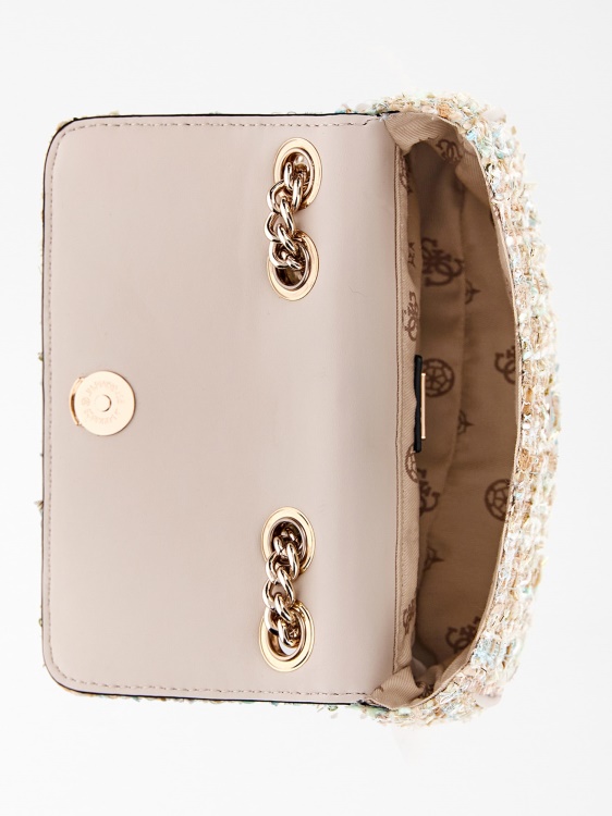 Spark Tweed Mini Crossbody Guess Blue