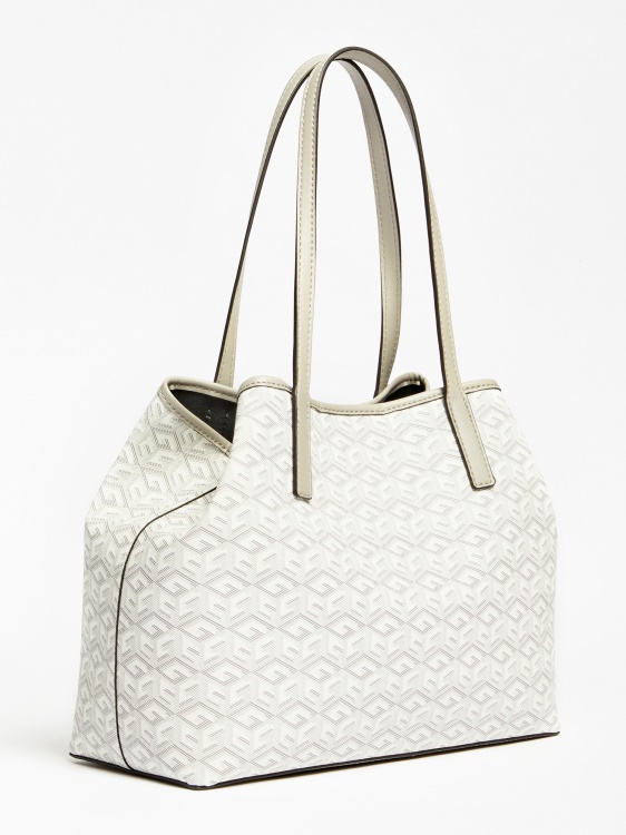 Guess Vikky G Cube Logo Shopper крем