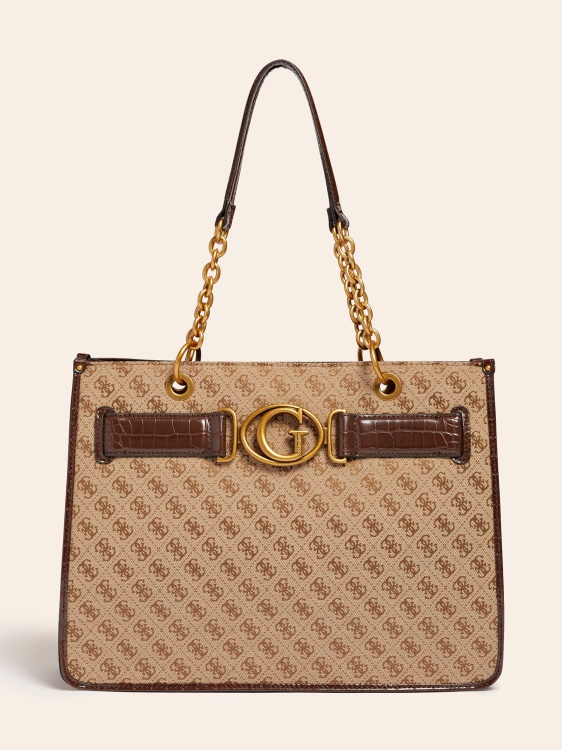 кафяв Aviana Shopper Guess