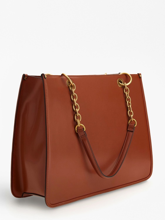 Brown Guess Aviana Logo Shopper