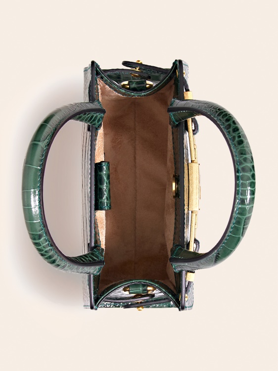 синя мини чанта Guess Cristina от истинска кожа