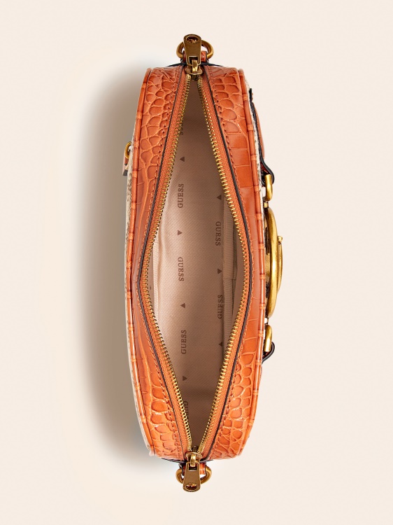 кафява чанта за кръст с лого Aviana 4g Guess