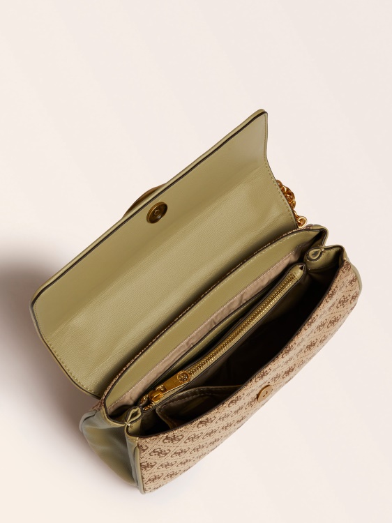 Guess Green Aileen 4g чанта през рамо с лого