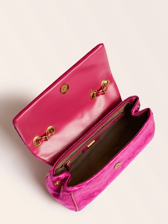 Guess кадифена чанта през рамо кими