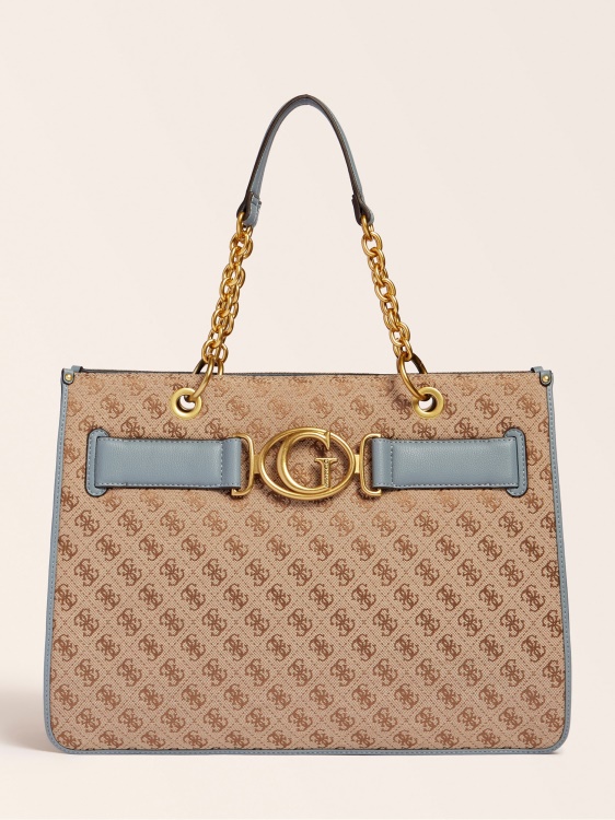 Guess Blue Aileen 4g Logo Shopper