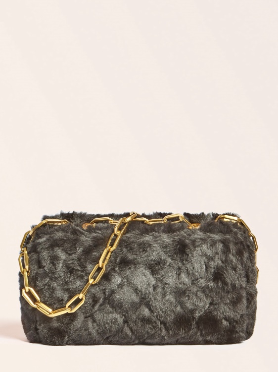 черен Helma изкуствена кожа Crossbody Guess