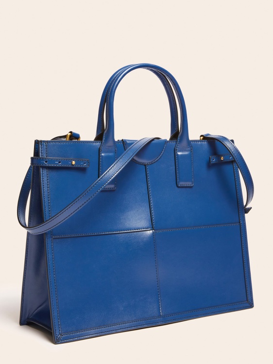 Blue Stilla истинска кожа Shopper Guess