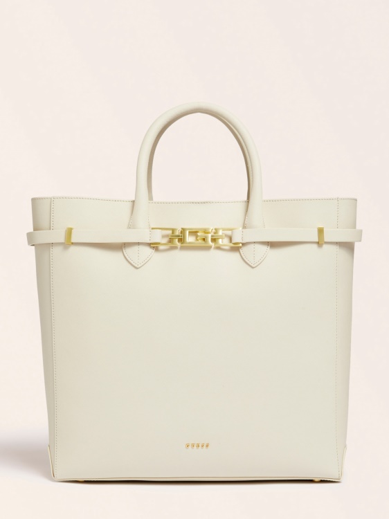 Guess White Cristina купувач от истинска кожа