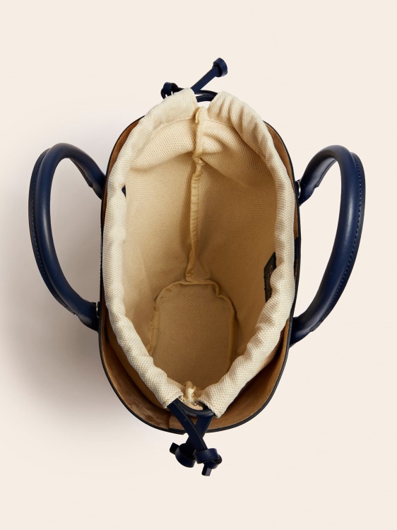 Дамска чанта Jary от естествена кожа синя предположение