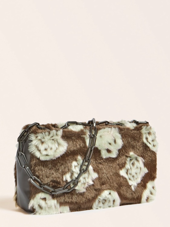 Helma изкуствена кожа Crossbody Guess кафяв мулти