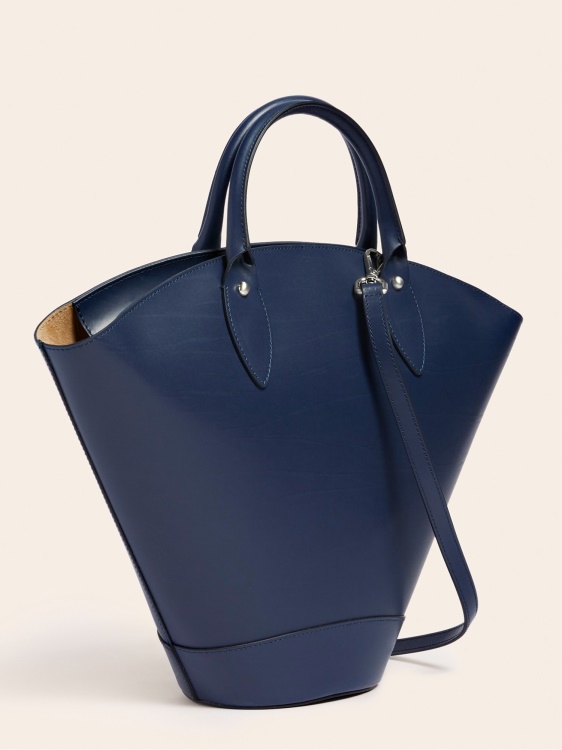 Дамска чанта от естествена кожа Jary Guess Blue