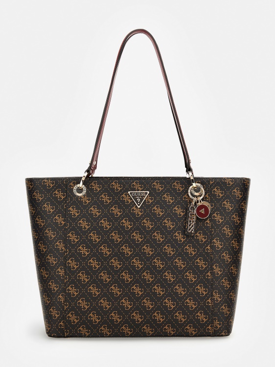 кафяво Noelle 4g ​​​​лого Shopper Guess
