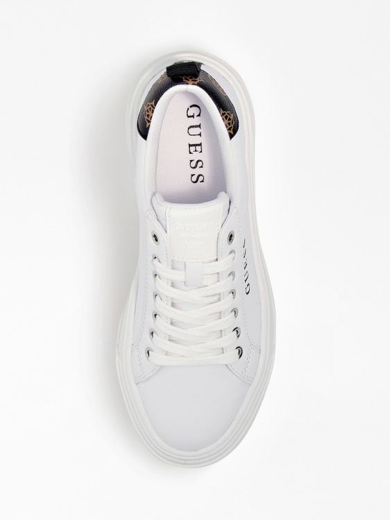 бели кецове Multi Eladie с гумена подметка Guess