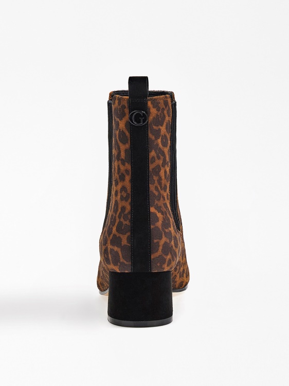 ниски ботуши Animalier Suede Safia Guess