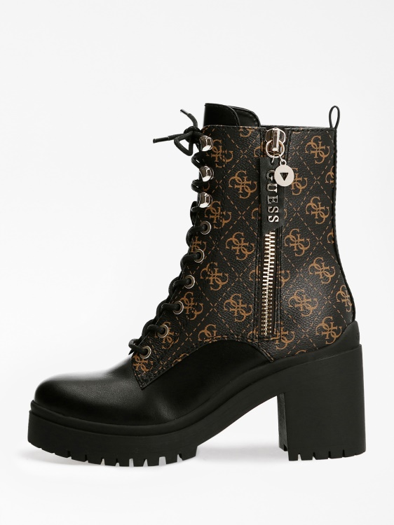 бойни ботуши с лого Cabra 4g Guess Brown