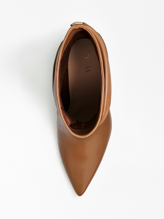 ботуши Dabbi от естествена кожа Guess Brown