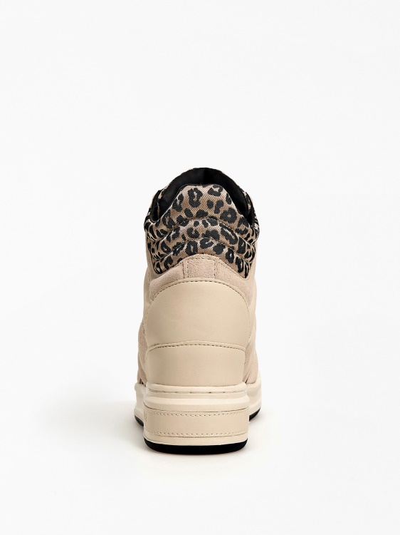Guess Lisa Animalier високи маратонки черни