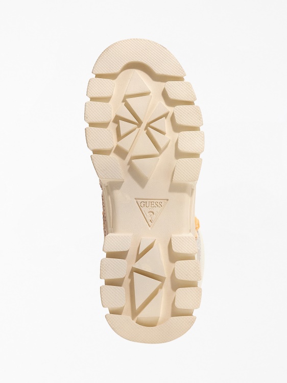 Haler ботуши с велурена вложка Guess бежово