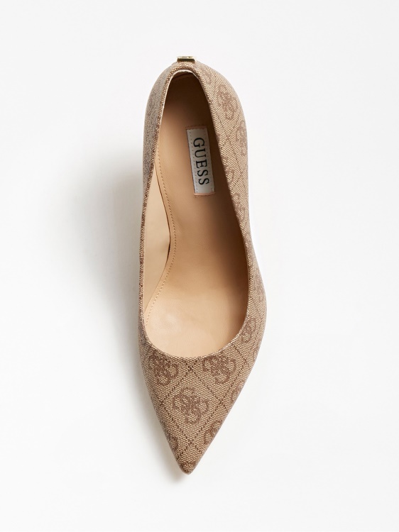 Piera 4g лого съдебна обувка Guess бежово