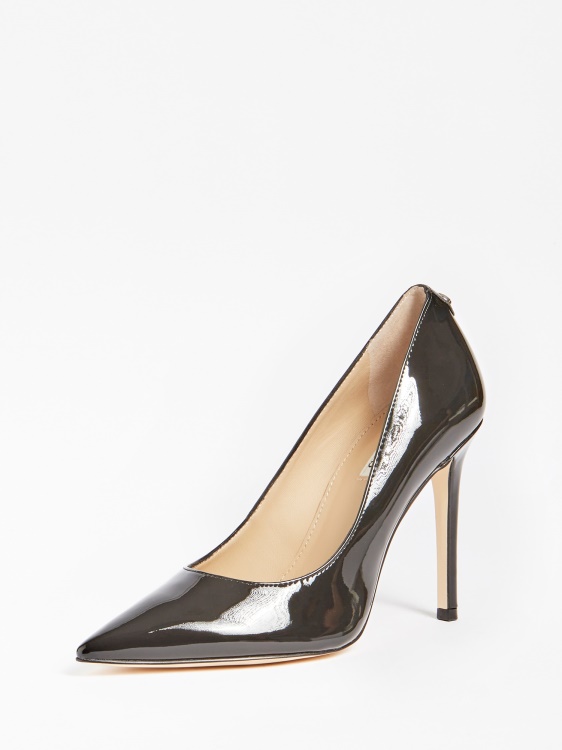 Gavi Patent Court Shoe Black Guess