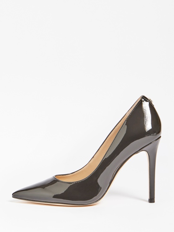 Gavi Patent Court Shoe Black Guess