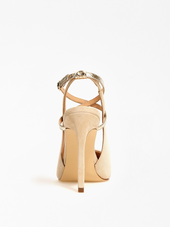 бежов Amazie велур смес слингбек Guess