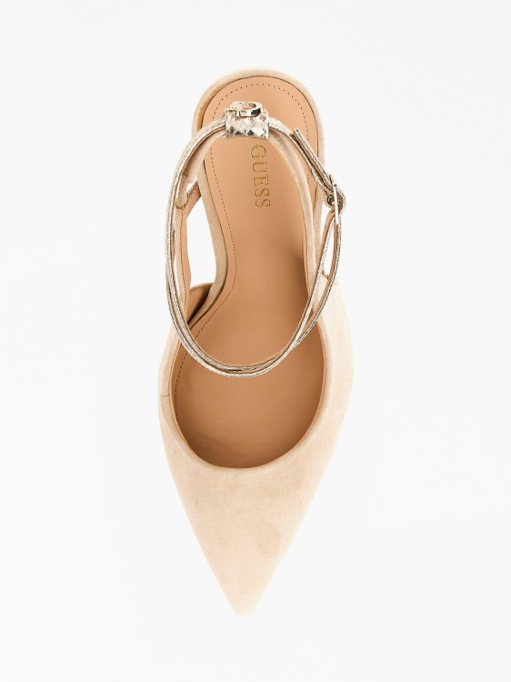 бежов Amazie велур смес слингбек Guess