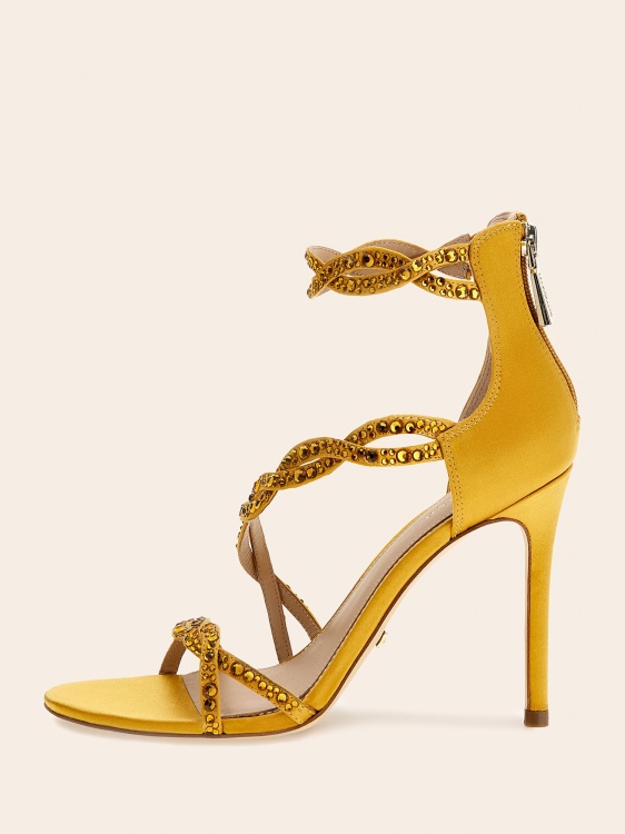 Marciano Rhinestone Sandal Gold Guess