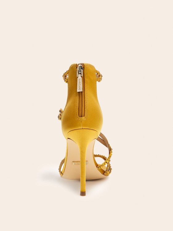 Marciano Rhinestone Sandal Gold Guess