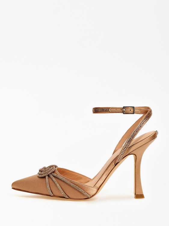 светлорозов сатенен сандал Guess Syena