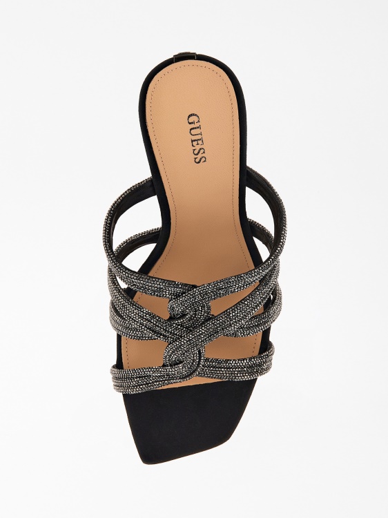 Sypress Rhinestone Sandal Black Guess