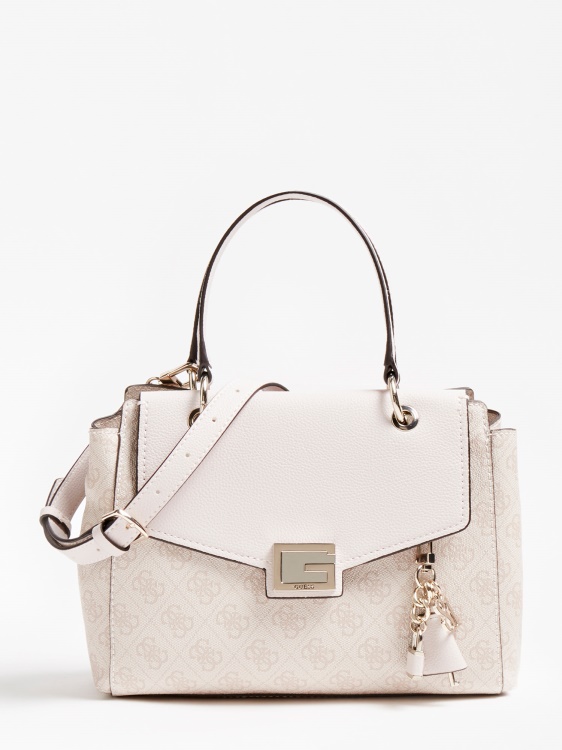 Valy 4g лого мини чанта Guess бяло