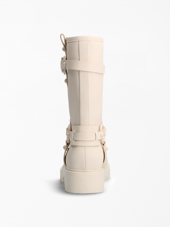 Guess White Multi Randa 'g' Logo Boot