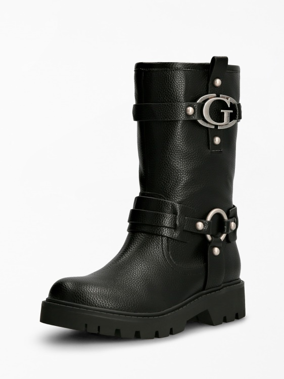 Guess Black Randa 'g' Logo Boot