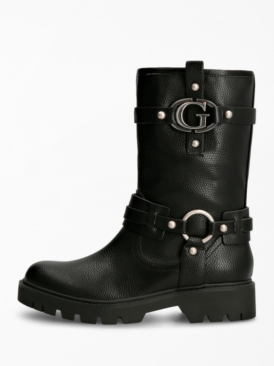Guess Black Randa 'g' Logo Boot
