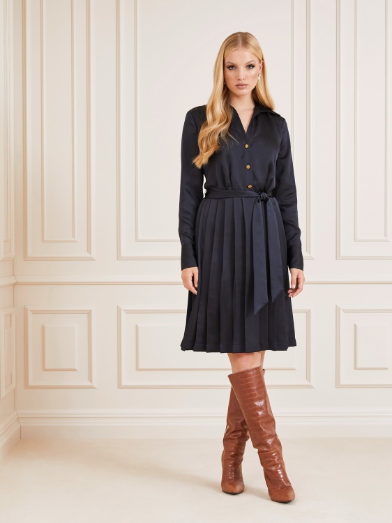 Marciano сатен блуза Roquel Guess синьо