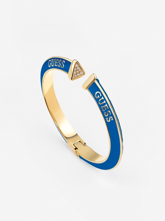 светло синя гривна Guess "обръчите не лъжат".