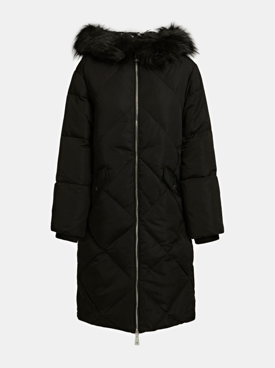 яке от изкуствена кожа Guess Black
