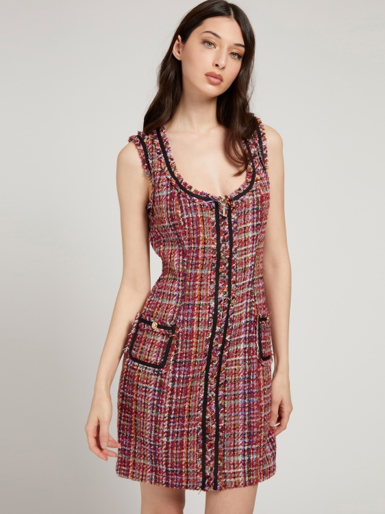 рокля от туид бордо Guess