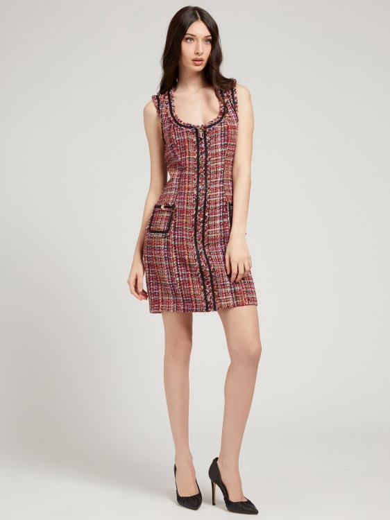 рокля от туид бордо Guess