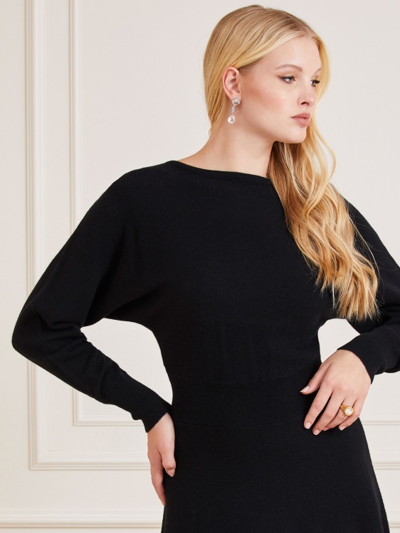 Marciano рокля от кашемир Guess Black