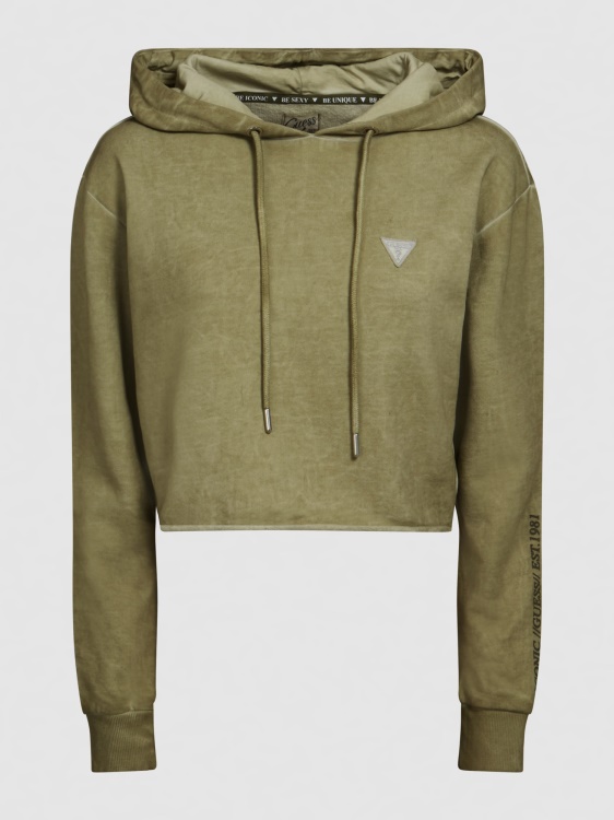 бежов суичър Guess с вид на използвано